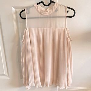 Marciano Pleat Top in Pink
